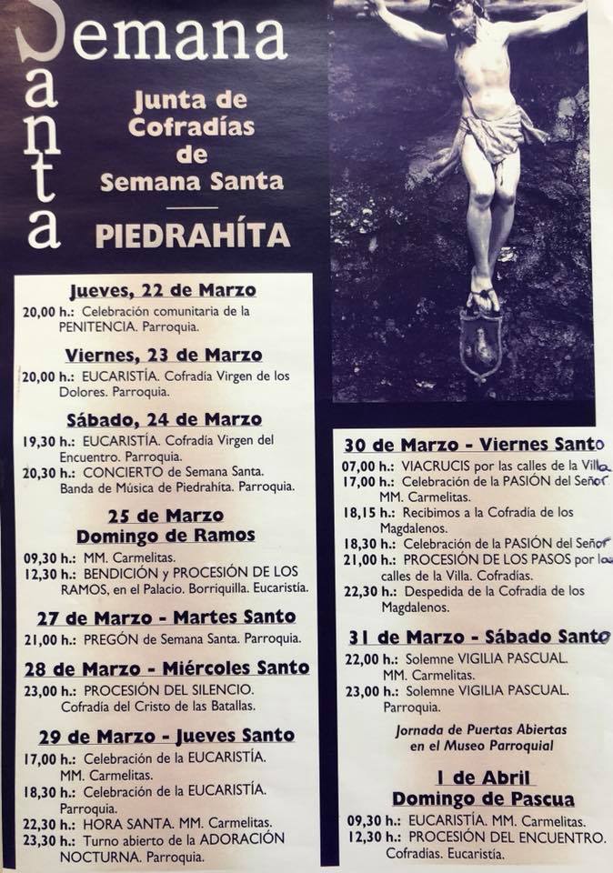 Semana Santa en Piedrahíta 2018 Piedrahíta